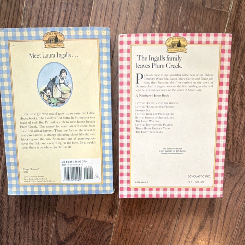 Laura Ingalls Wilder - Plum Creek & Silver Lake (Paperback, Little House, Illus… - Picture 2 of 2